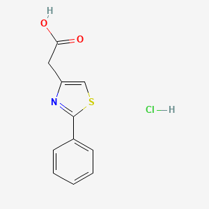 2-(2-Phenylthiazol-4-yl)acetic acid hydrochloride