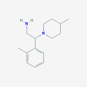 2-(4-Methylpiperidin-1-yl)-2-(o-tolyl)ethanamine