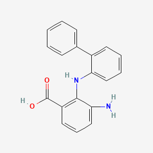 3-Amino-2-(biphenyl-2-ylamino)benzoic acid