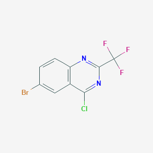 6-Bromo-4-chloro-2-(trifluoromethyl)quinazoline