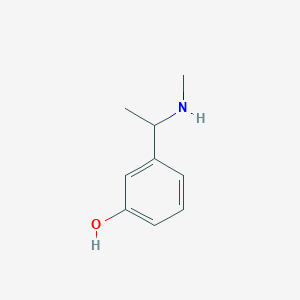 molecular formula C9H13NO B1602312 3-[1-(Methylamino)ethyl]phenol CAS No. 923035-06-7