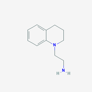 molecular formula C11H16N2 B1602316 2-(3,4-Dihydro-2H-quinolin-1-YL)-ethylamine CAS No. 37481-18-8
