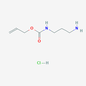 molecular formula C7H15ClN2O2 B1602334 Allyl (3-aminopropyl)carbamate hydrochloride CAS No. 1049721-72-3