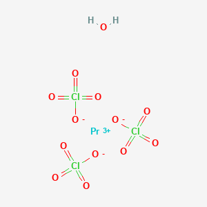 molecular formula Cl3H2O13P B1602335 Praseodymium(3+);triperchlorate;hydrate CAS No. 51411-03-1