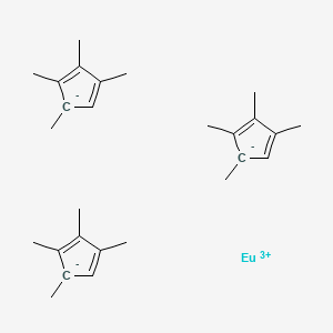 molecular formula C27H39Eu B1602340 Tris(tetramethylcyclopentadienyl)europium(III) CAS No. 308847-87-2