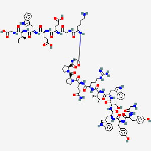 molecular formula C111H149N27O28 B1602343 Edratide CAS No. 433922-67-9