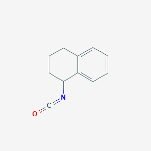 molecular formula C11H11NO B1602345 1-Isocyanato-1,2,3,4-tetrahydronaphthalene CAS No. 58490-95-2