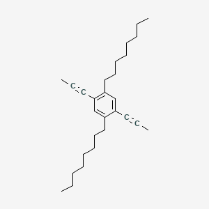 molecular formula C28H42 B1602348 2,5-Dioctyl-1,4-di-1-propynylbenzene CAS No. 336625-80-0