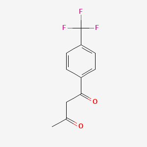 molecular formula C11H9F3O2 B1602361 1-(4-(三氟甲基)苯基)丁烷-1,3-二酮 CAS No. 258346-69-9