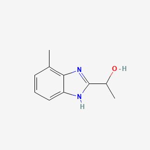 1-(4-methyl-1H-benzimidazol-2-yl)ethanol