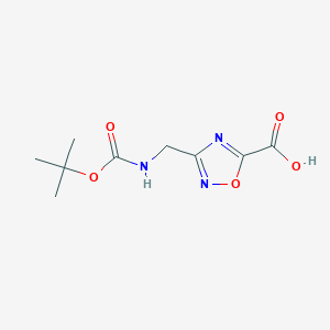 3-((tert-Butoxycarbonylamino)methyl)-1,2,4-oxadiazole-5-carboxylic acid