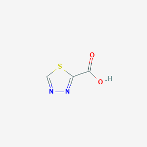molecular formula C3H2N2O2S B1602375 1,3,4-噻二唑-2-羧酸 CAS No. 499770-97-7
