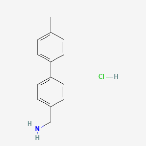 (4'-Methyl-[1,1'-biphenyl]-4-yl)methanamine hydrochloride