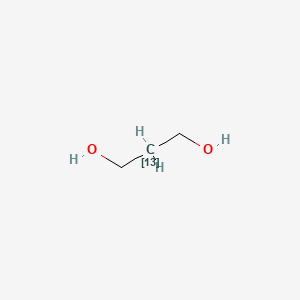 molecular formula C3H8O2 B1602384 1,3-Propanediol-2-13C CAS No. 285138-84-3