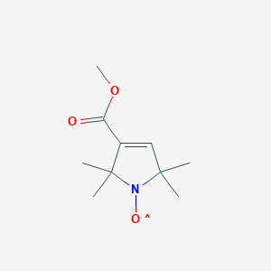 molecular formula C10H16NO3 B016024 3-Methoxycarbonyl-2,2,5,5-tetramethyl-3-pyrrolidin-1-oxyl CAS No. 2154-32-7