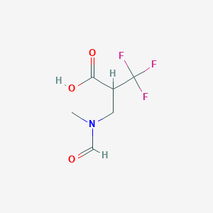 3-(N-Formyl-N-methylamino)-2-(trifluoromethyl)propanoic acid