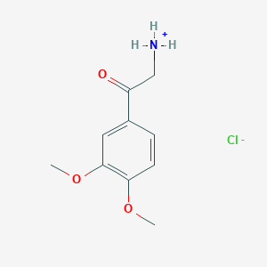 2-(3,4-Dimethoxyphenyl)-2-oxoethan-1-aminium chloride
