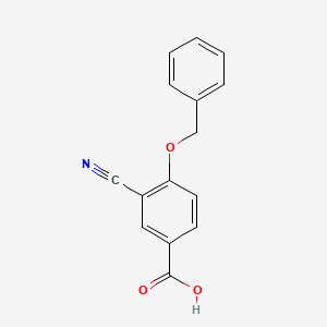 molecular formula C15H11NO3 B1602411 4-(Benzyloxy)-3-cyanobenzoic acid CAS No. 946007-61-0