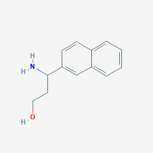 3-Amino-3-naphthalen-2-yl-propan-1-ol