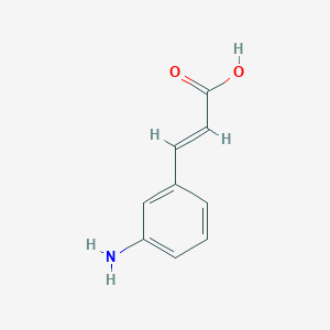 molecular formula C9H9NO2 B160242 （2E）-3-(3-氨基苯基）丙烯酸 CAS No. 127791-53-1