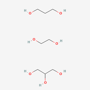 molecular formula C8H22O7 B1602429 Glycerol ethoxylate-co-propoxylate triol CAS No. 51258-15-2