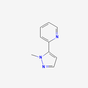 molecular formula C9H9N3 B1602433 2-(1-methyl-1H-pyrazol-5-yl)pyridine CAS No. 938066-21-8