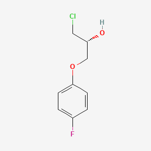 molecular formula C9H10ClFO2 B1602434 (R)-(+)-1-Chloro-3-(4-fluorophenoxy)-2-propanol CAS No. 307532-04-3