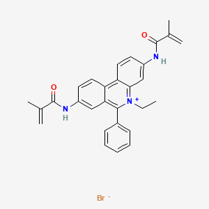 molecular formula C29H28BrN3O2 B1602435 3,8-Bismethacryloyl ethidium bromide CAS No. 206444-57-7