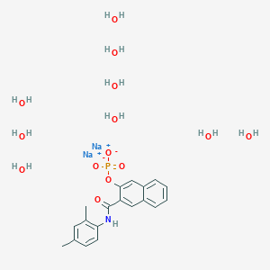 molecular formula C19H34NNa2O14P B1602440 Naphthol AS-MX phosphate disodium salt nonahydrate CAS No. 36889-52-8