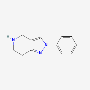 B1602444 2-phenyl-4,5,6,7-tetrahydro-2H-pyrazolo[4,3-c]pyridine CAS No. 929973-74-0