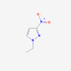 molecular formula C5H7N3O2 B1602458 1-乙基-3-硝基-1H-吡唑 CAS No. 58793-46-7