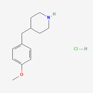molecular formula C13H20ClNO B1602459 4-(4-Methoxybenzyl)piperidine hydrochloride CAS No. 37581-27-4