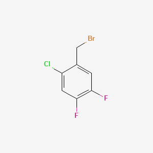 molecular formula C7H4BrClF2 B1602465 2-Chloro-4,5-difluorobenzyl bromide CAS No. 874285-21-9