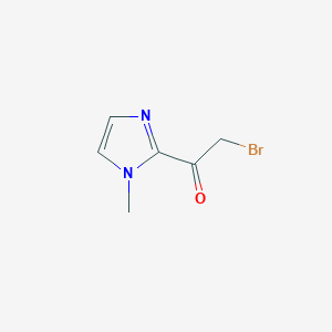 molecular formula C6H7BrN2O B1602469 2-bromo-1-(1-methyl-1H-imidazol-2-yl)ethanone CAS No. 750556-81-1