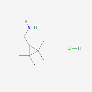 (2,2,3,3-Tetramethylcyclopropyl)methanamine hydrochloride