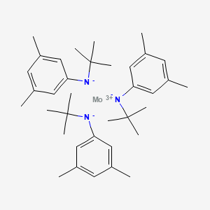 molecular formula C36H54MoN3 B1602473 Tris[(tert-butyl)(3,5-dimethylphenyl)amino] molybdenum(III) CAS No. 236740-70-8