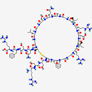 molecular formula C104H168N38O33S2 B1602480 Auriculin A CAS No. 91421-87-3