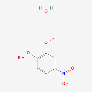 molecular formula C7H9KNO5 B1602483 4-Nitroguaiacol potassium salt hydrate CAS No. 304675-72-7