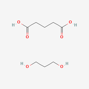 molecular formula C8H16O6 B1602485 Pentanedioic acid;propane-1,3-diol CAS No. 52256-48-1