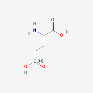molecular formula C5H9NO4 B1602489 DL-Glutamic acid-5-13C CAS No. 95388-01-5