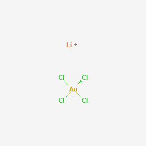 molecular formula AuCl4Li B1602496 Lithium tetrachloroaurate CAS No. 3145-91-3