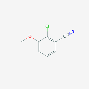 molecular formula C8H6ClNO B1602500 2-Chloro-3-methoxybenzonitrile CAS No. 853331-52-9