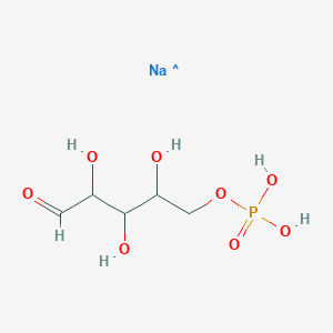 molecular formula C5H11NaO8P B1602502 D-Arabinose 5-phosphate disodium salt CAS No. 89927-09-3