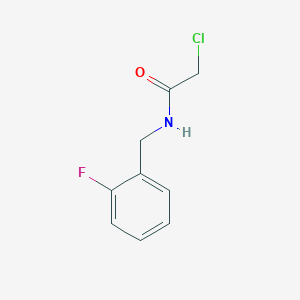 molecular formula C9H9ClFNO B1602504 2-chloro-N-(2-fluorobenzyl)acetamide CAS No. 895367-63-2