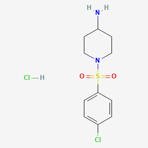 1-(4-Chlorobenzenesulfonyl)piperidin-4-ylamine hydrochloride