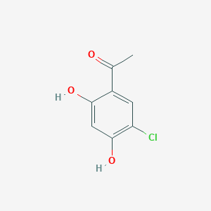 molecular formula C8H7ClO3 B1602529 1-(5-Chloro-2,4-dihydroxyphenyl)ethanone CAS No. 90110-32-0