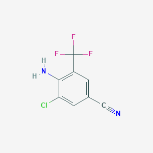 4-Amino-3-chloro-5-(trifluoromethyl)benzonitrile