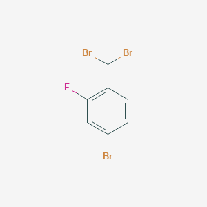 4-Bromo-1-(dibromomethyl)-2-fluorobenzene