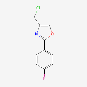 4-(Chloromethyl)-2-(4-fluorophenyl)-1,3-oxazole