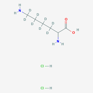 molecular formula C6H16Cl2N2O2 B1602555 DL-Lysine-3,3,4,4,5,5,6,6-d8 dihydrochloride CAS No. 284664-87-5